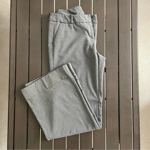 NEW YORK & COMPANY STRETCH PETITE MID-RISE CUFFED WIDE-LEG BOOTCUT DRESS PANTS!! - Picture 1 of 10